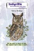 Owl or Nothing A6 Red Rubber Stamp