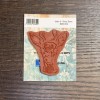 Dear Deer Solo Red Rubber Stamp