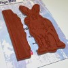 Winter Hare A6 Red Rubber Stamp