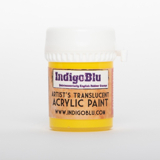 Indigo Blu: Artists Translucent Acrylic Paint – Black (20ml)