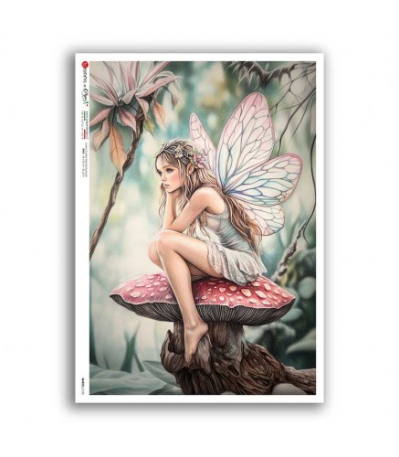 Premium Rice Paper - Fairies-0125 - 1 Design of A4