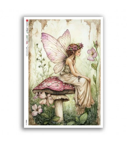 Premium Rice Paper - Fairies-0126 - 1 Design of A4