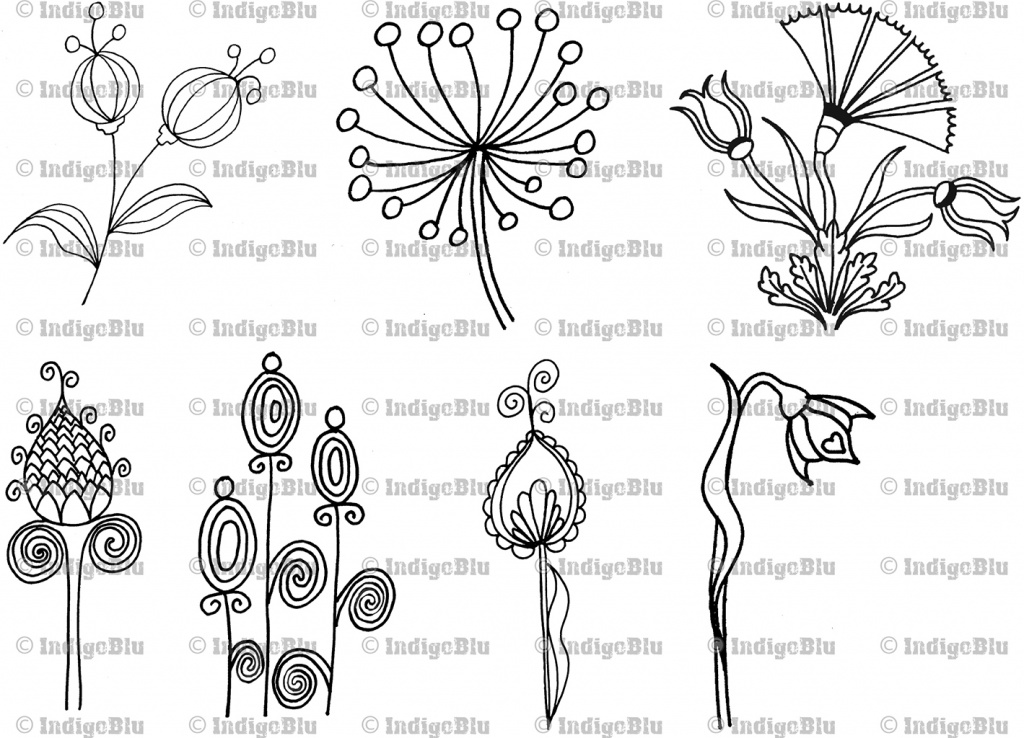 Flower Outline Images - Free Download on Freepik